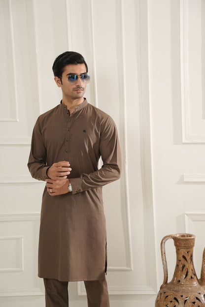 Coffee Brown Kurta Trouser