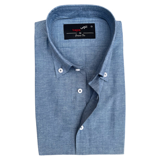 DARK DENIM COTTON SHIRT