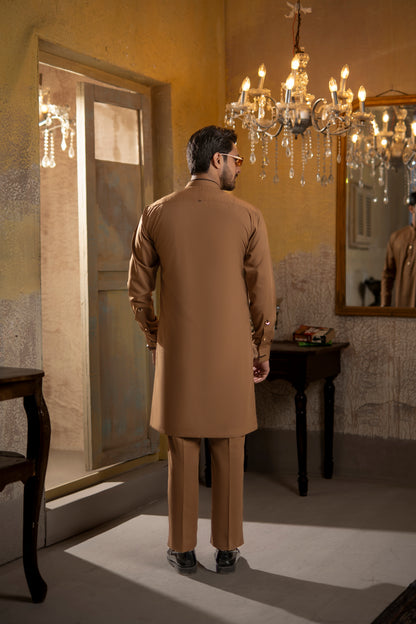 CAMEL BROWN KURTA TROUSER