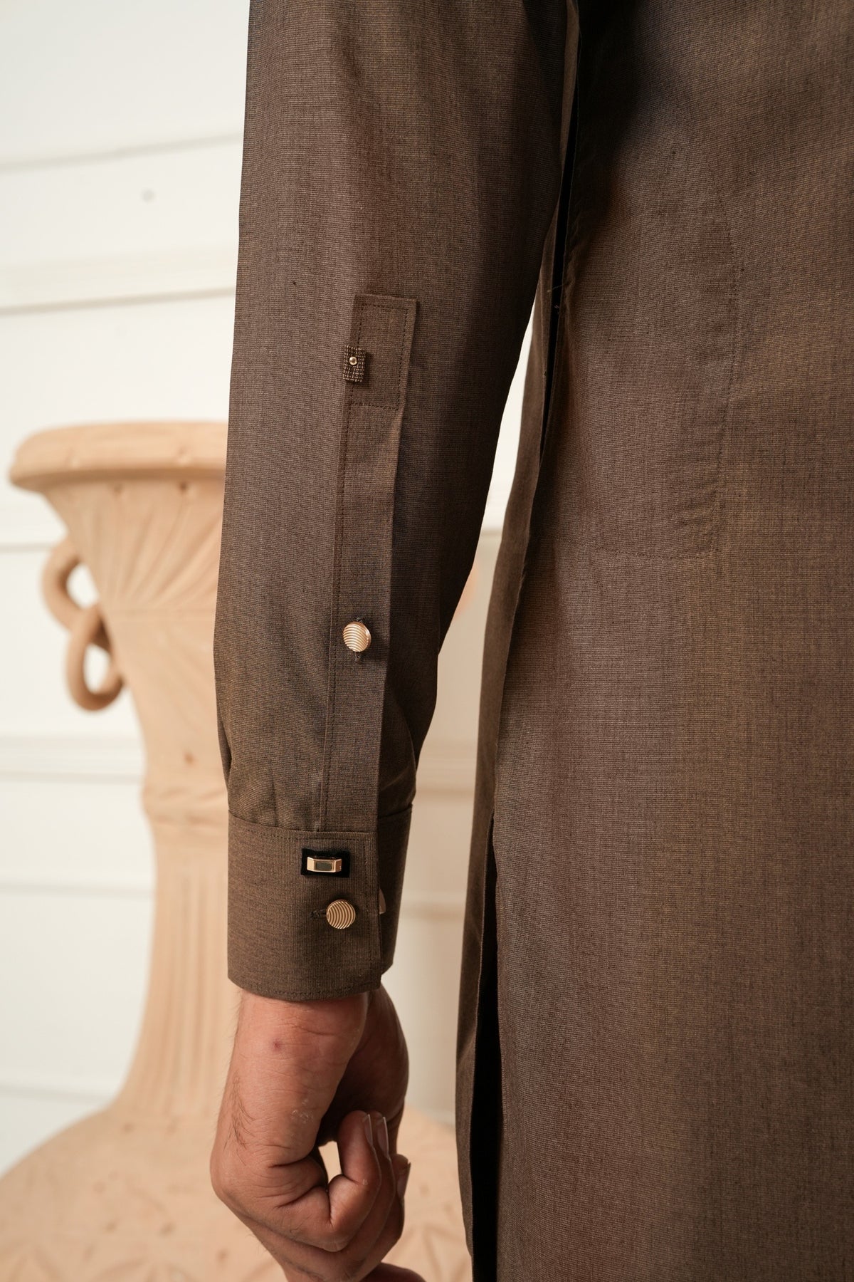 BROWN SHALWAR KAMEEZ