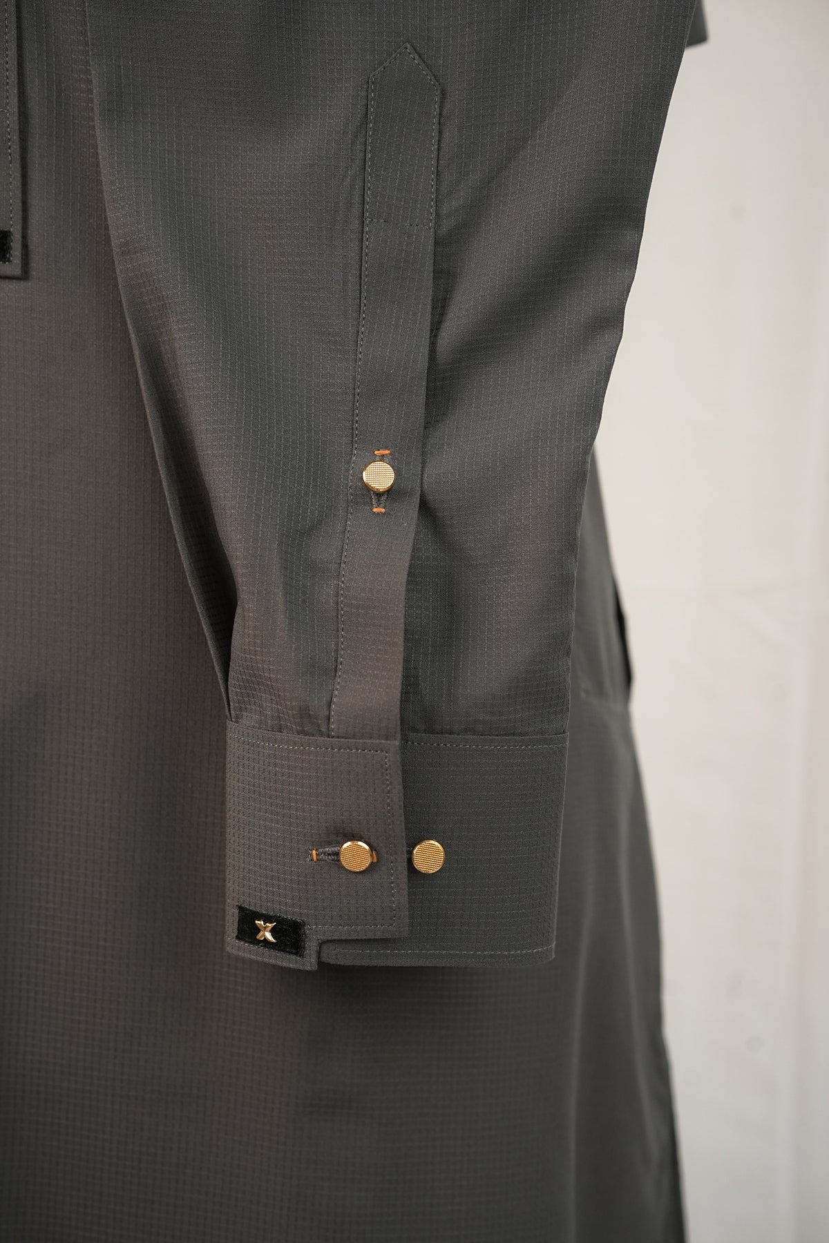Grey Collar Shalwar Kameez