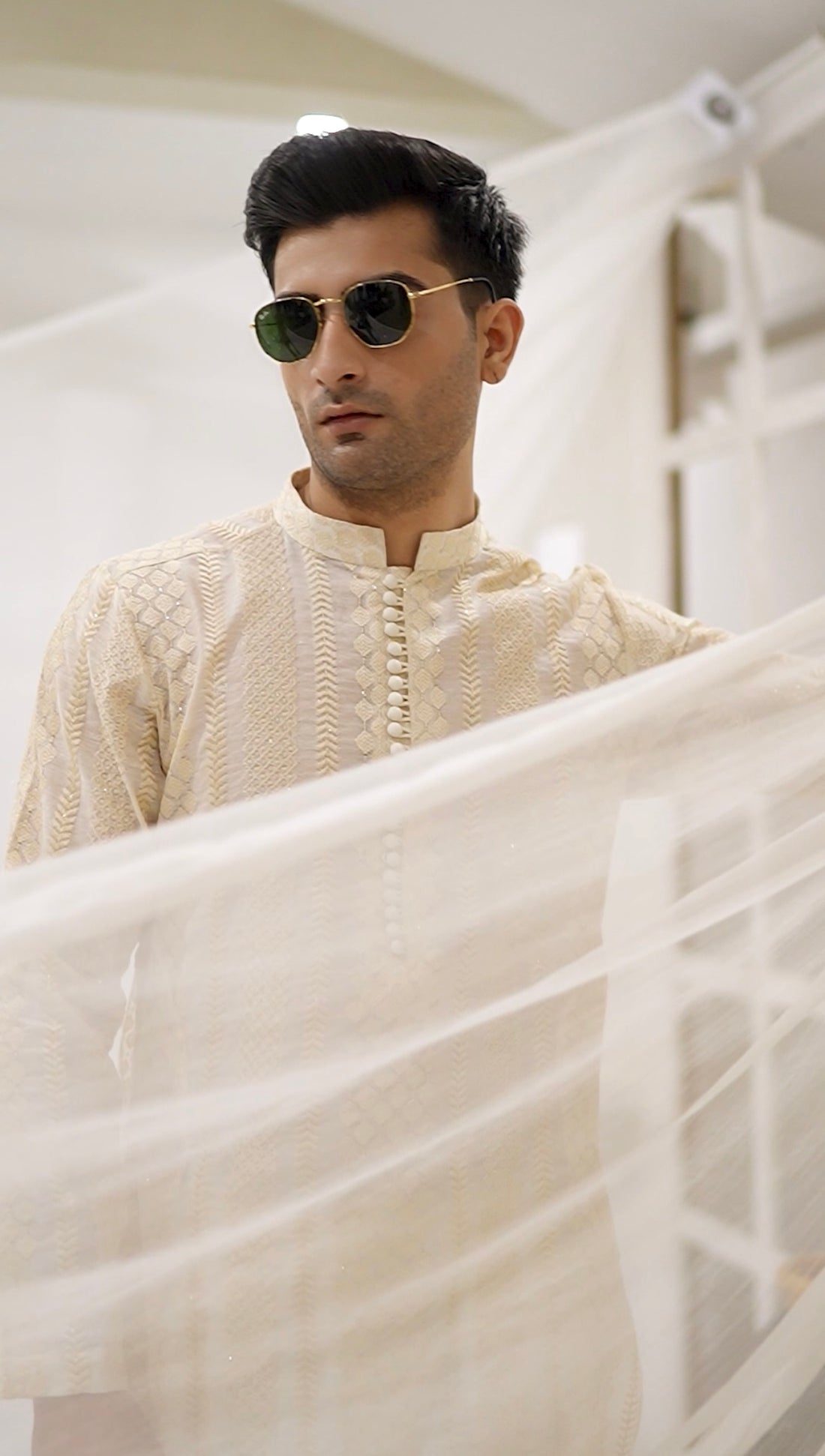 Light Skin Color Kurta Trouser