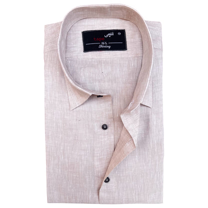 BEIGE LINEN SHIRT