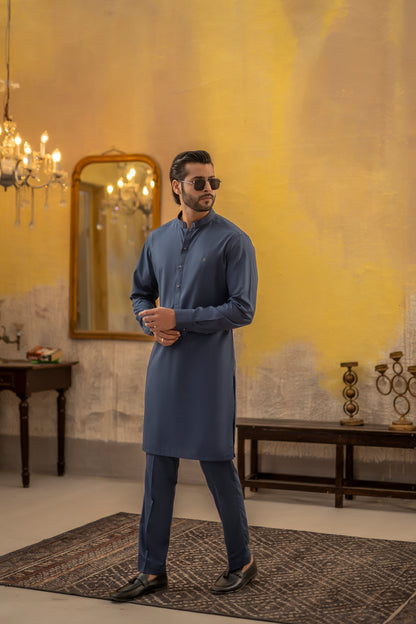 SAPPHIRE BLUE KURTA TROUSER