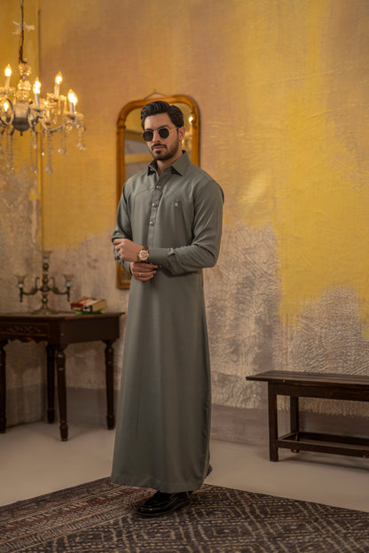 SAGE-GREY JUBBA