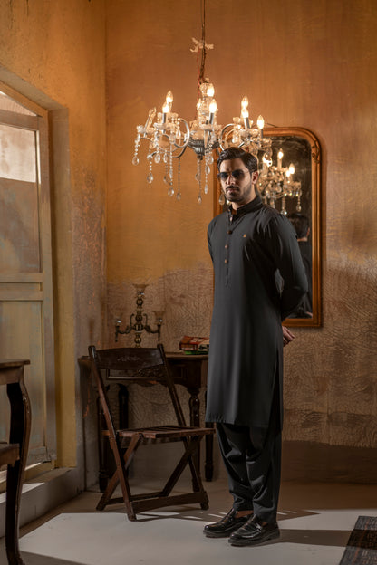 BLACK SHALWAR KAMEEZ