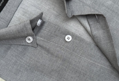STEEL GREY COTTON SHIRT