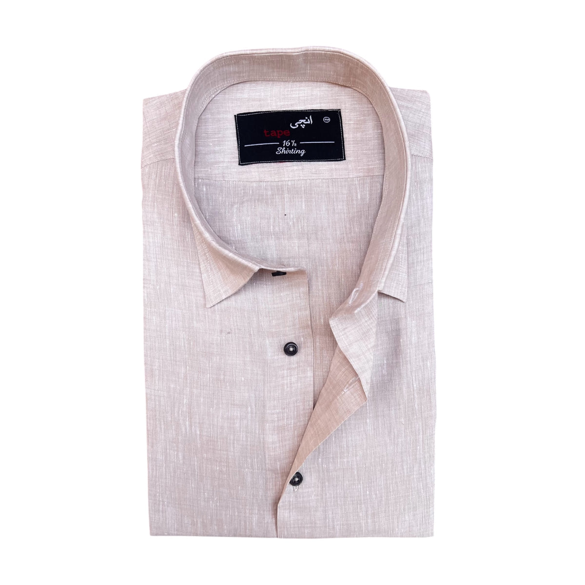 BEIGE LINEN SHIRT