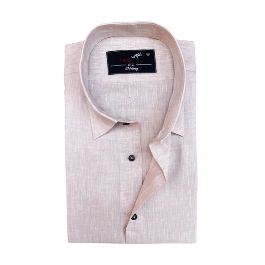 Beige Linen Shirt