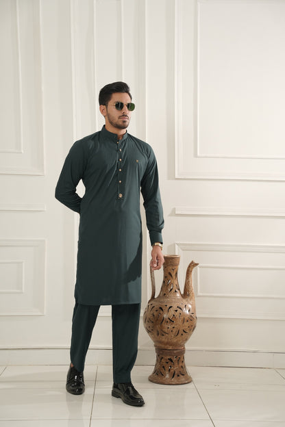 Forest Green Kurta Trouser