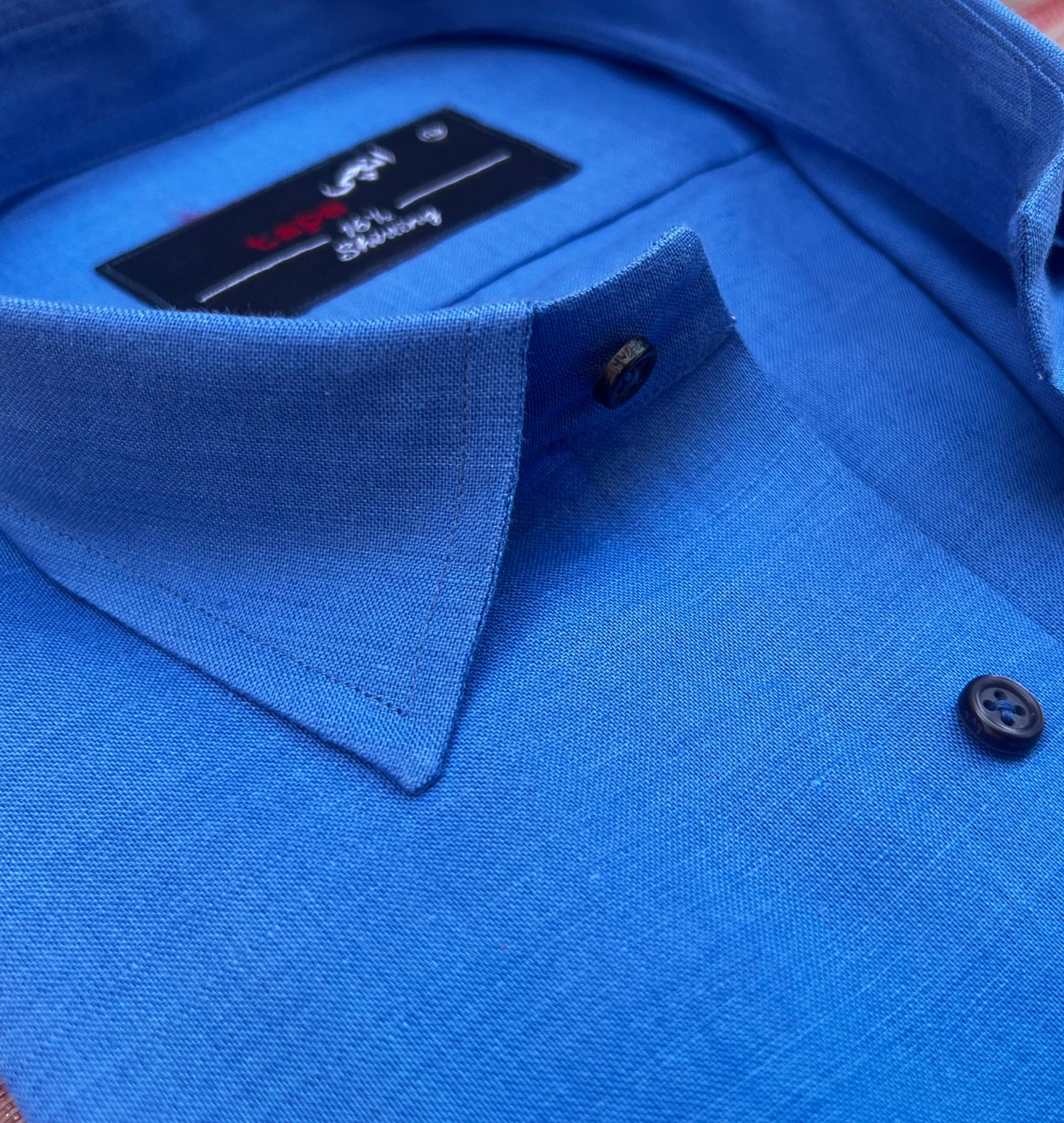 PERSIAN BLUE LINEN SHIRT