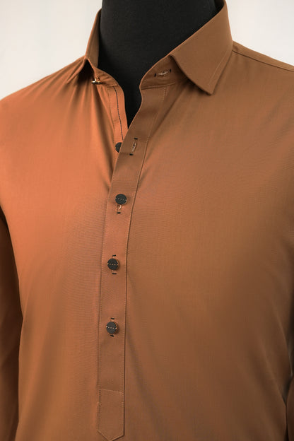 Sand Collar Shalwar Kameez