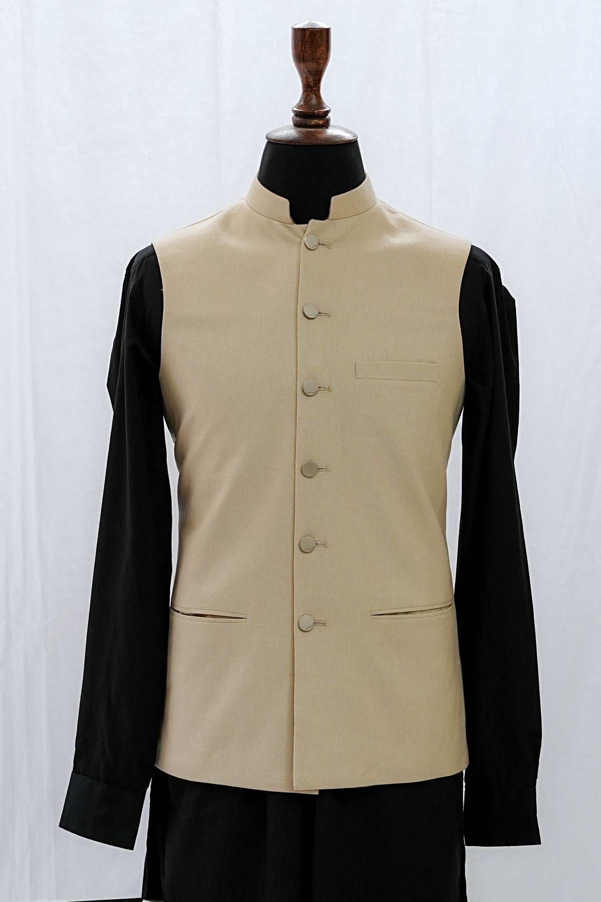 Beige Waist Coat