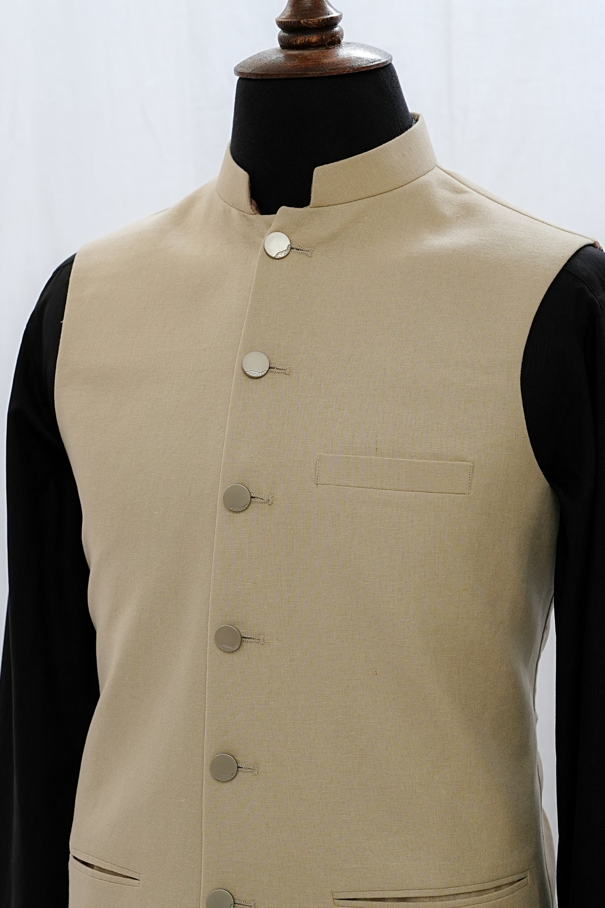 Beige Waist Coat