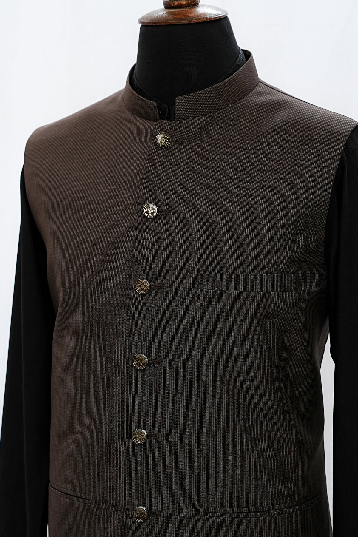 Dark Brown Waist Coat