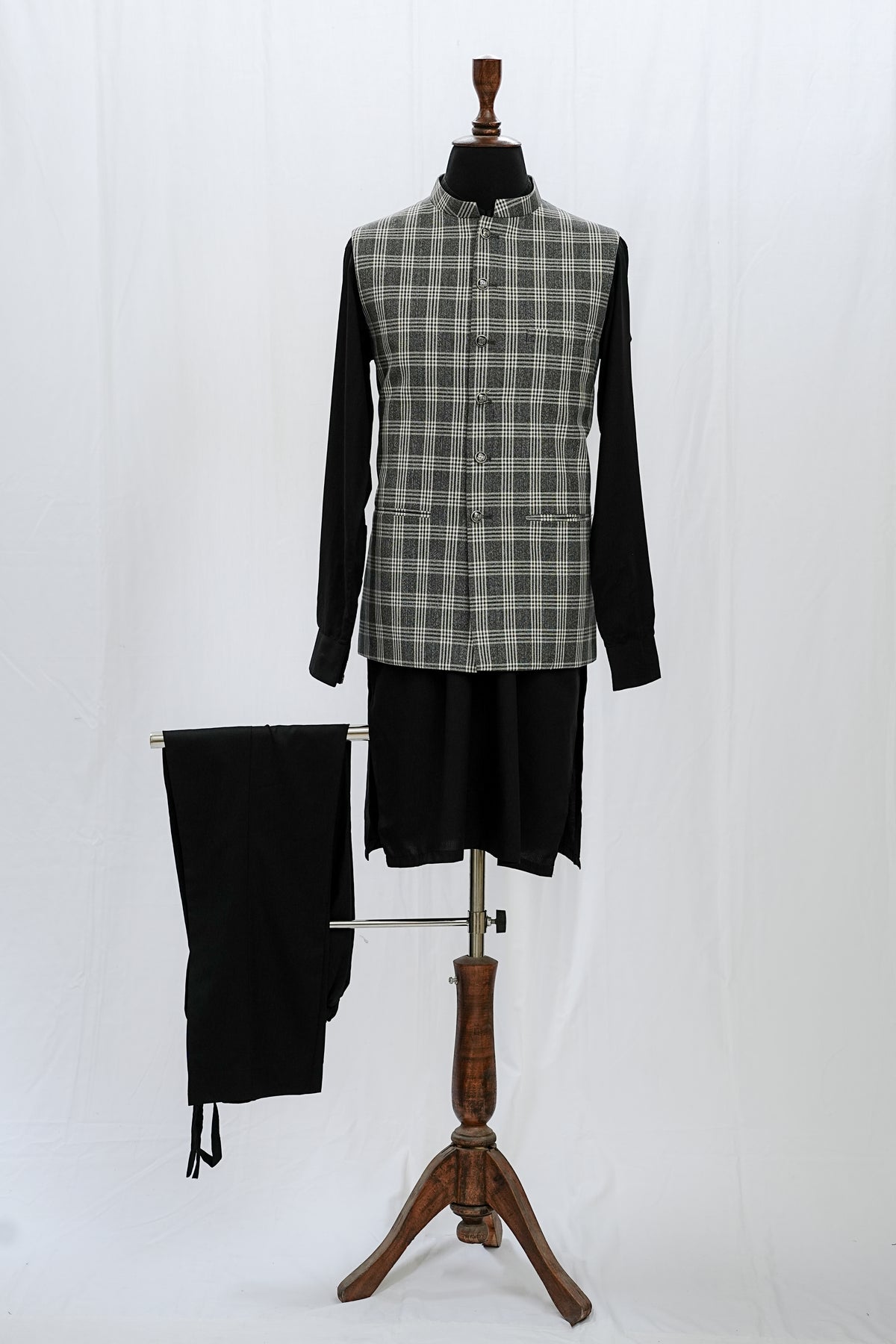 Big Checkered Waist Coat
