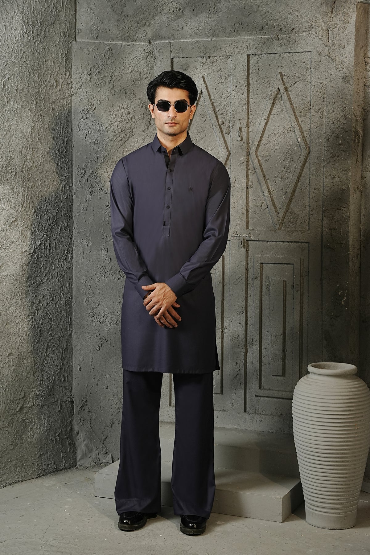 DEEP PURPLE KURTA TROUSER