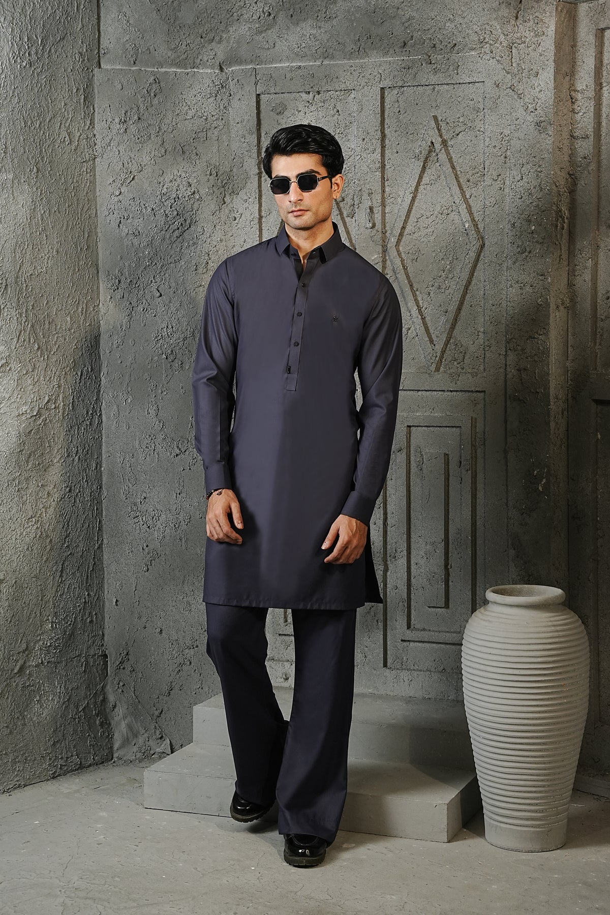 DEEP PURPLE KURTA TROUSER