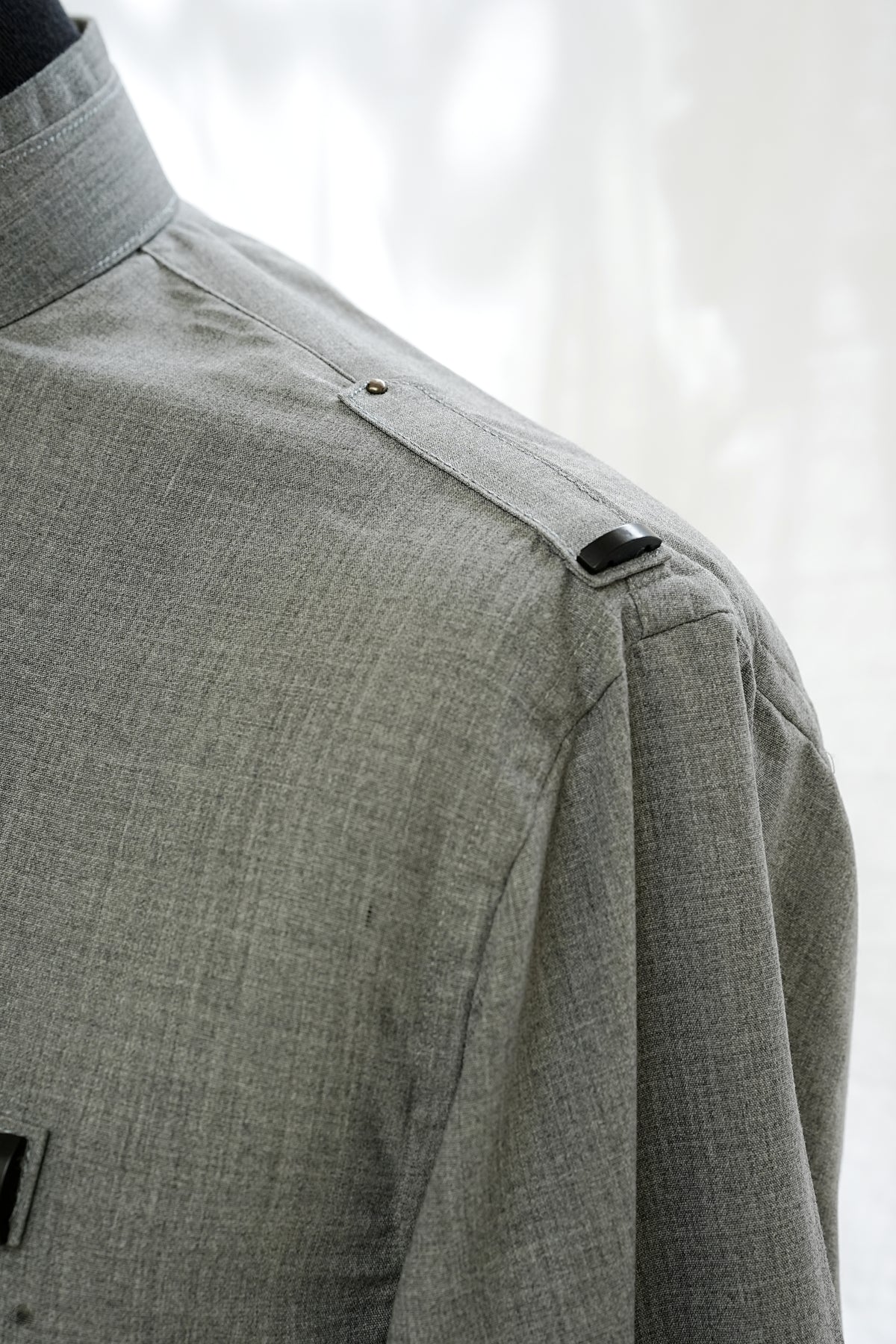 Grey Band Kurta Trouser