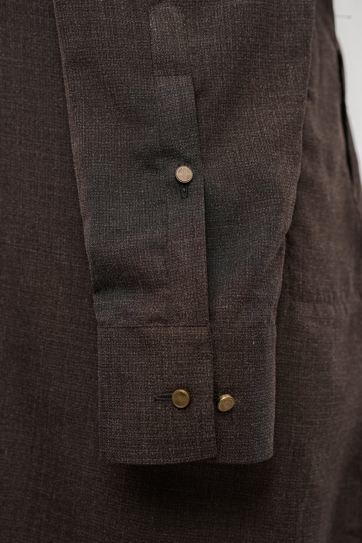 Brown Front Pocket Kurta Trouser