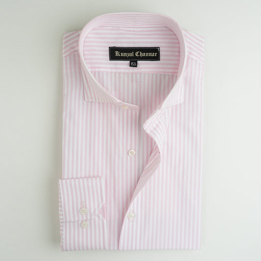 PINK STRIPED SHIRT