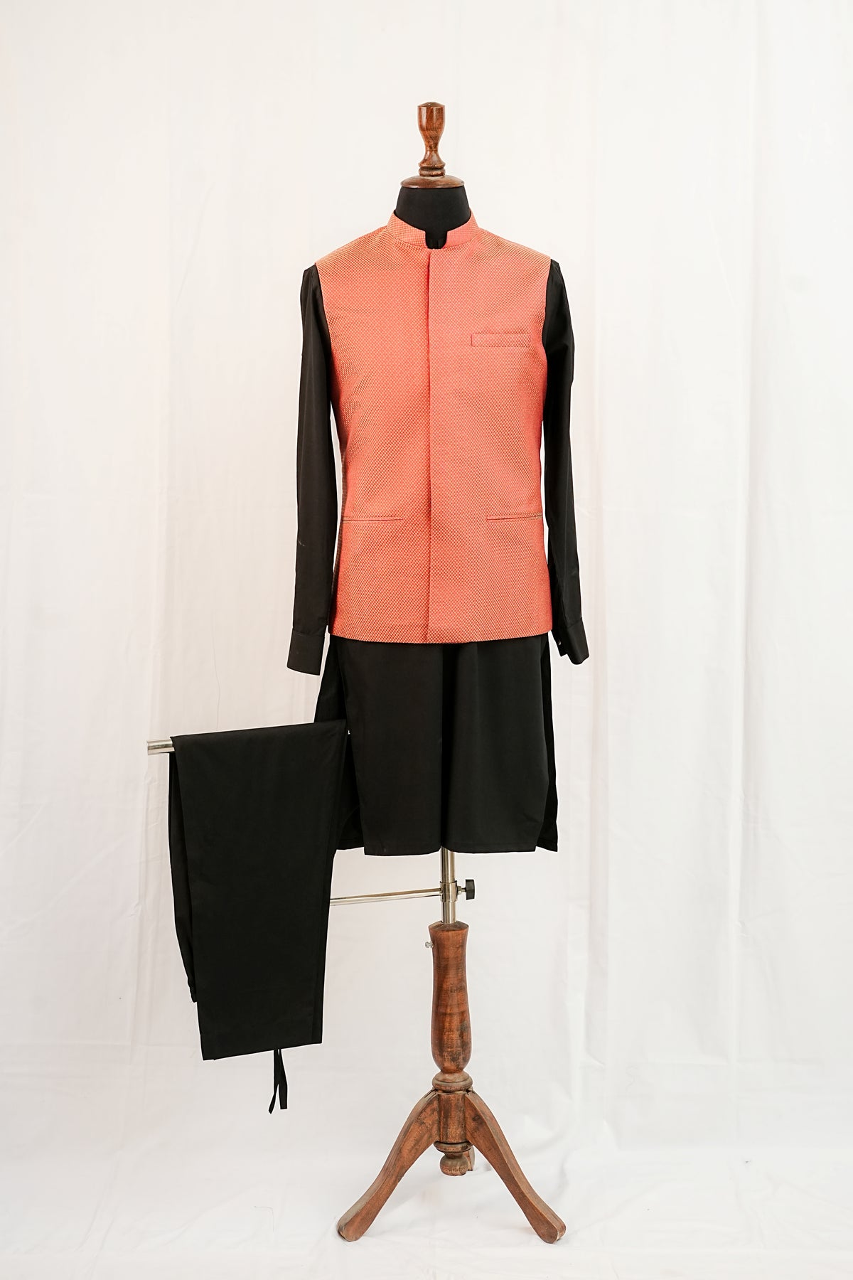 Radical Dual Jamawar Waist Coat