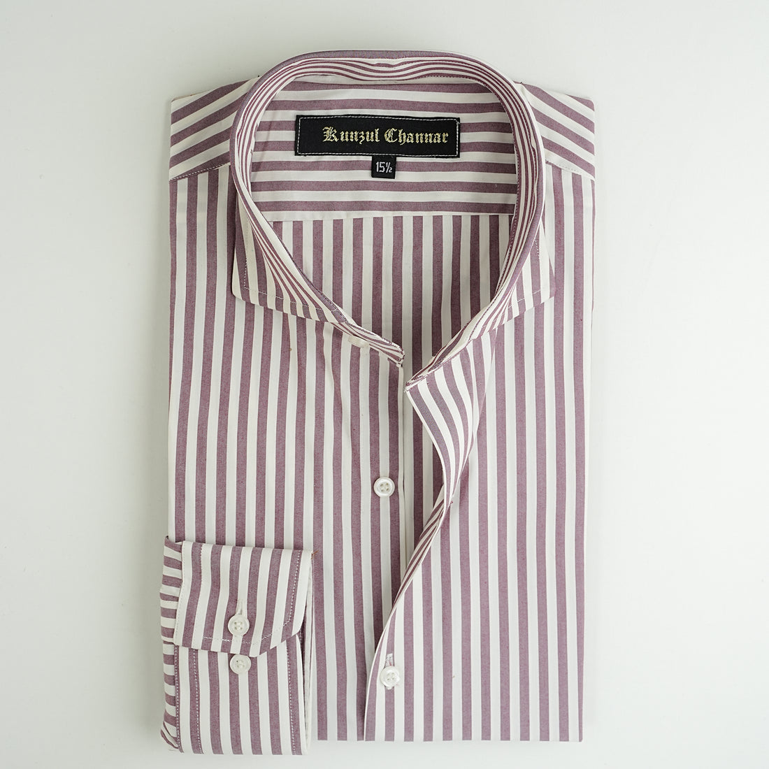 SIGNATURE STRIPED COTTON SHIRT