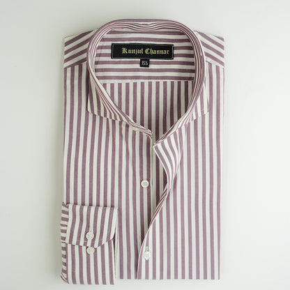 SIGNATURE STRIPED COTTON SHIRT