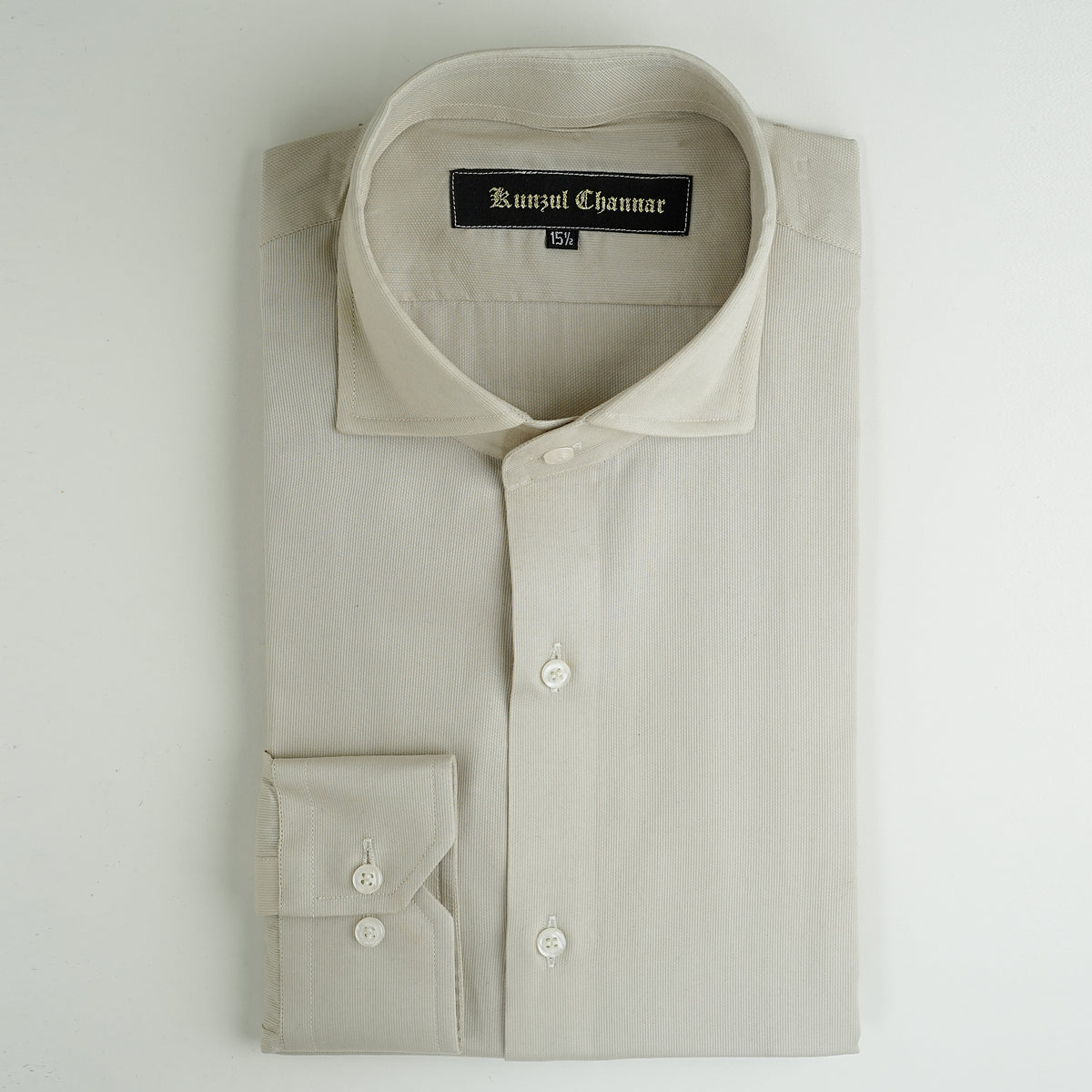 BEIGE COTTON SHIRT