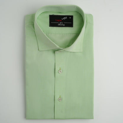 LIGHT GREEN COTTON SHIRT