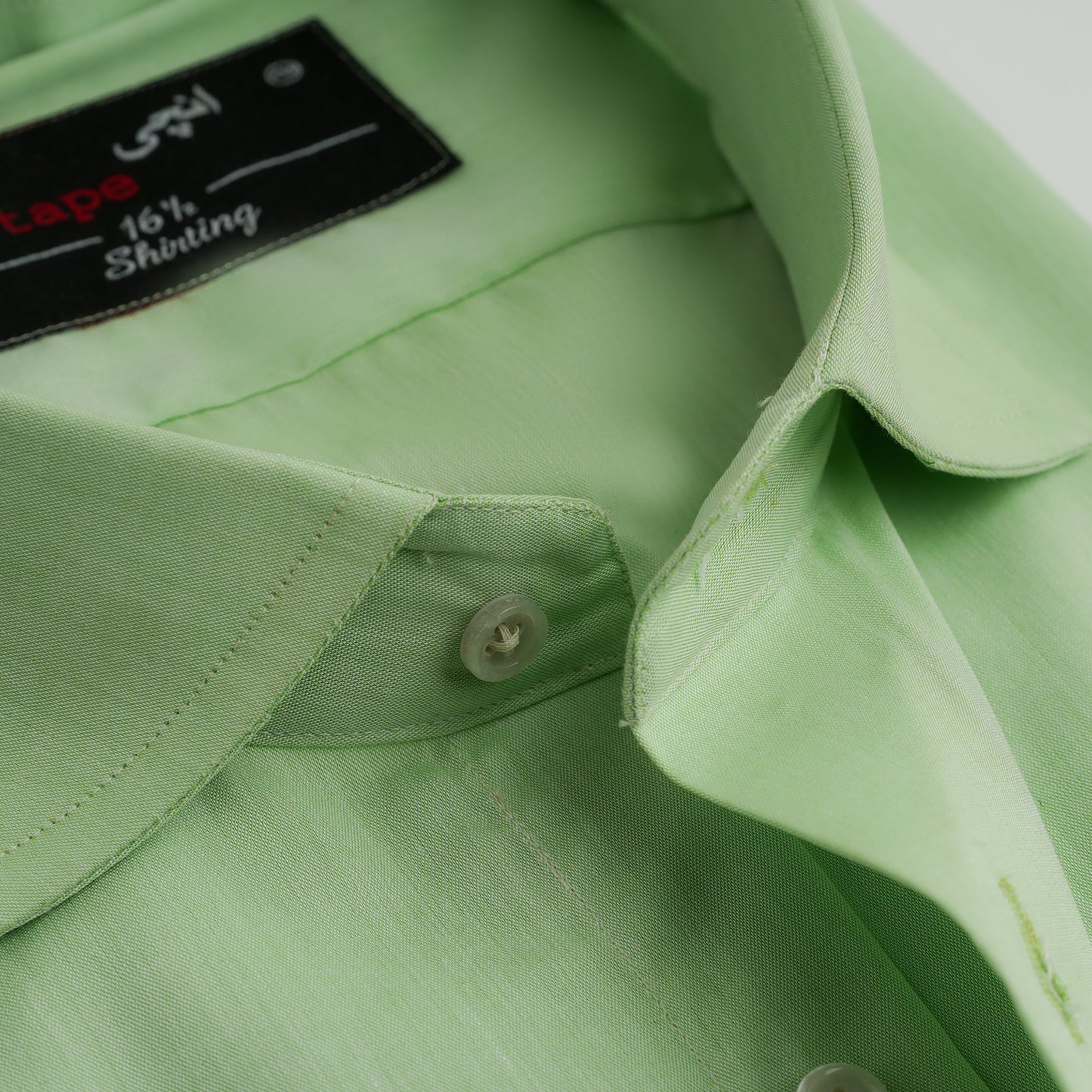 LIGHT GREEN COTTON SHIRT