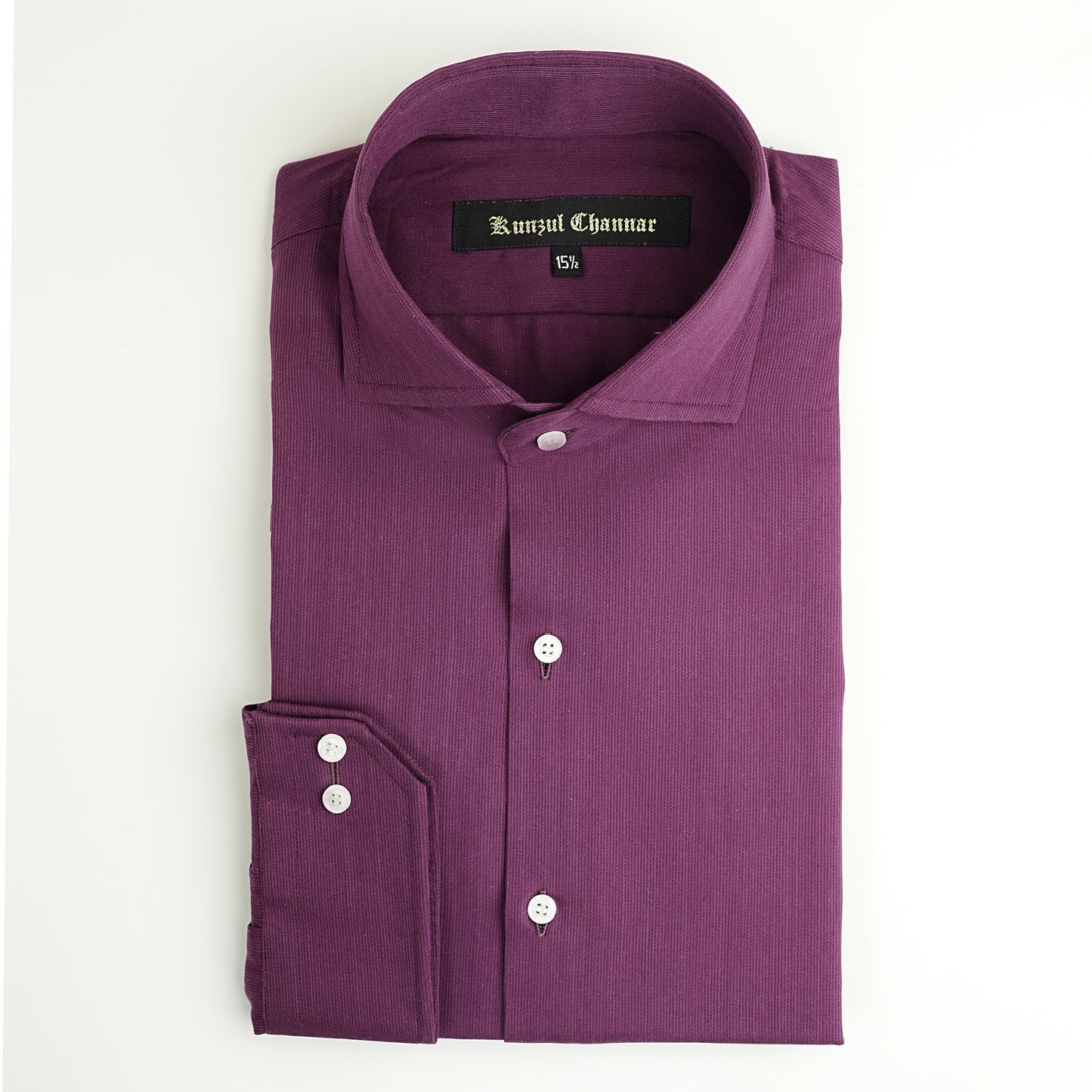 PLUM MICRO-STRIPED SHIRT