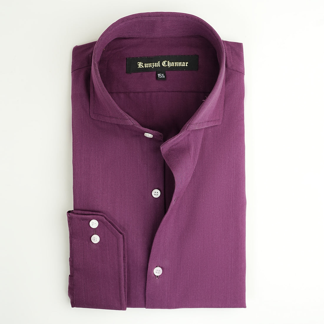 PLUM MICRO-STRIPED SHIRT