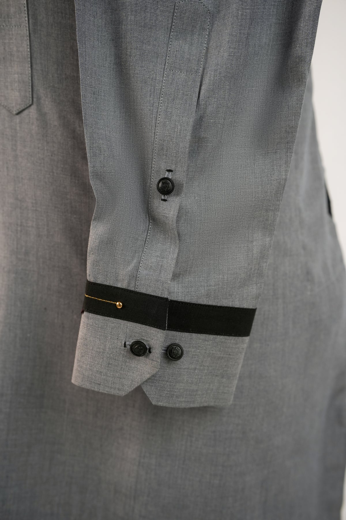 Ash Grey Textured Kurta Trouser