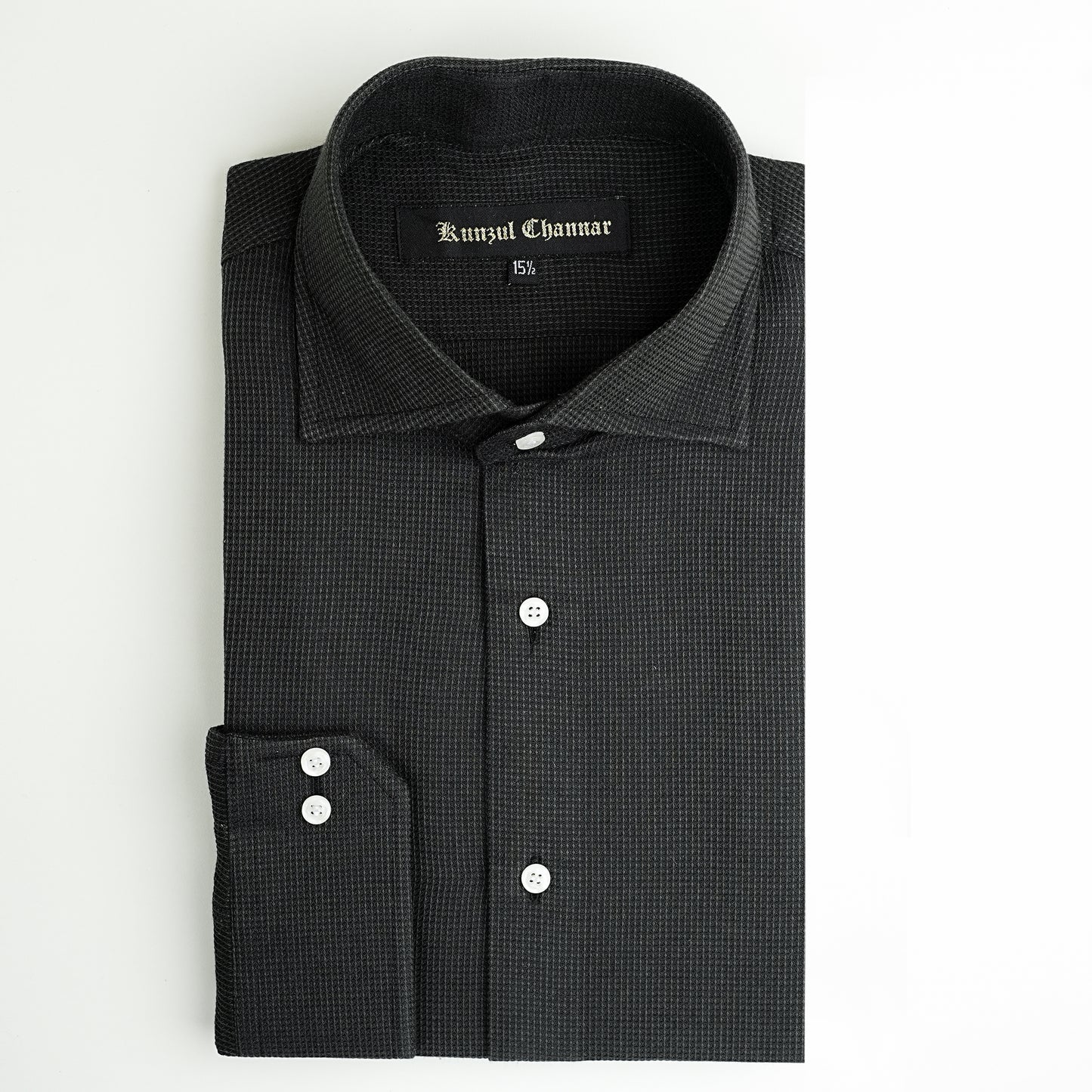 BLACK JACQUARD SHIRT