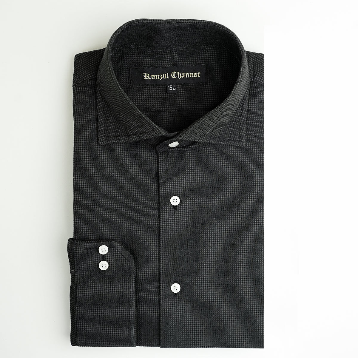 BLACK JACQUARD SHIRT