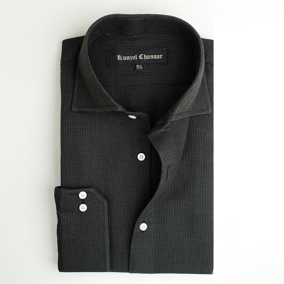 BLACK JACQUARD SHIRT