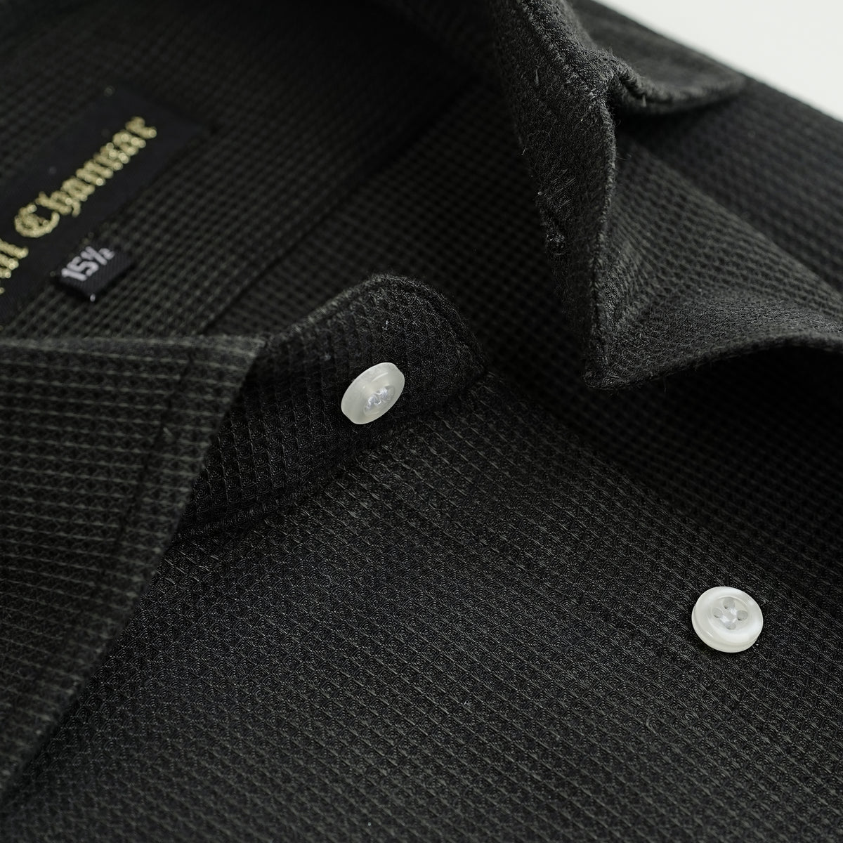 BLACK JACQUARD SHIRT