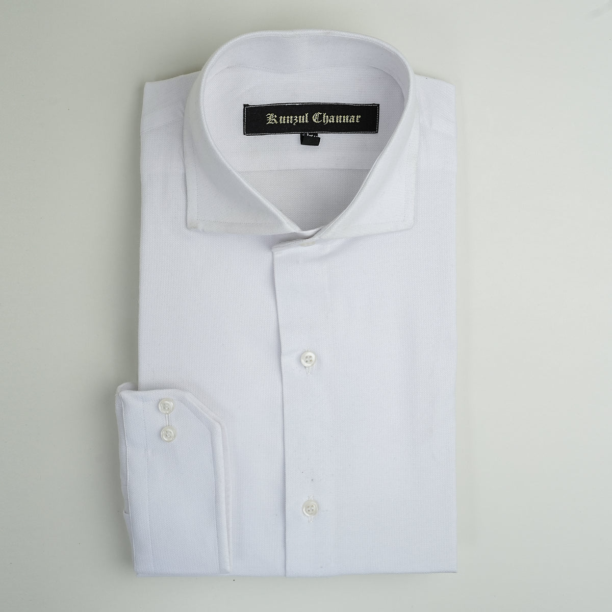 WHITE MICRO-STRIPED SHIRT