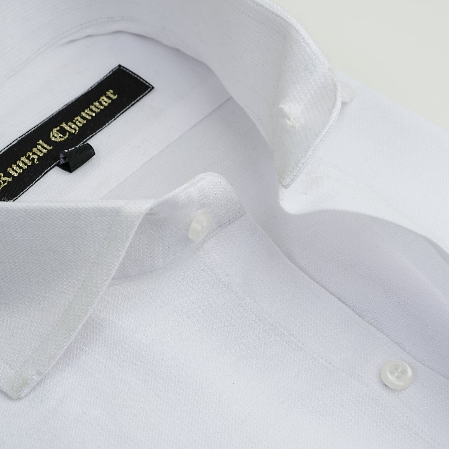 WHITE MICRO-STRIPED SHIRT