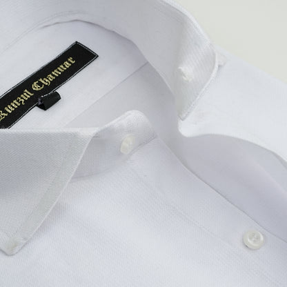 WHITE MICRO-STRIPED SHIRT