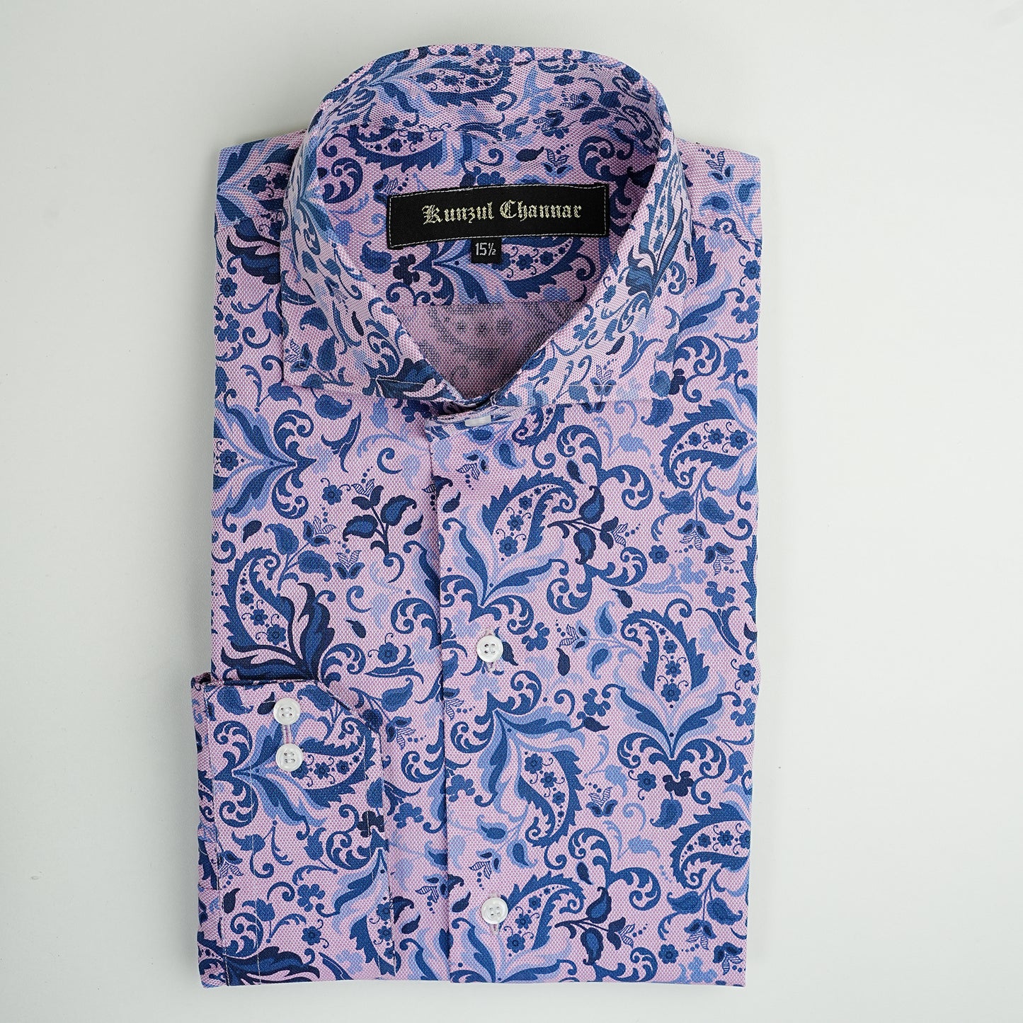 PINK & BLUE FLORAL SHIRT