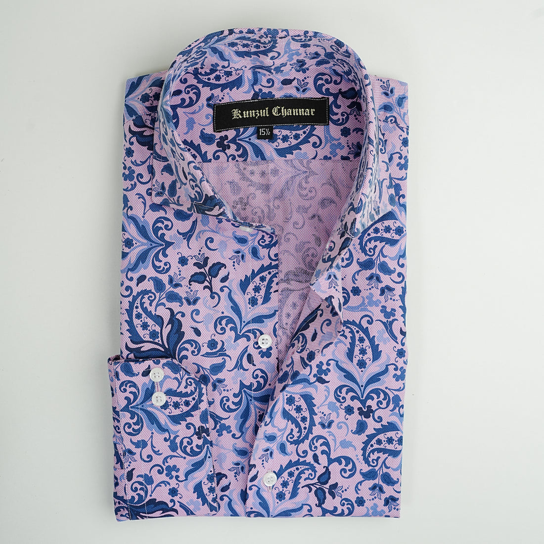 PINK & BLUE FLORAL SHIRT