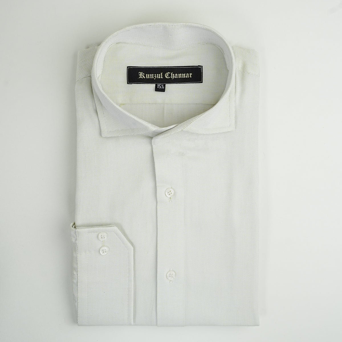 ASH WHITE JACQUARD SHIRT