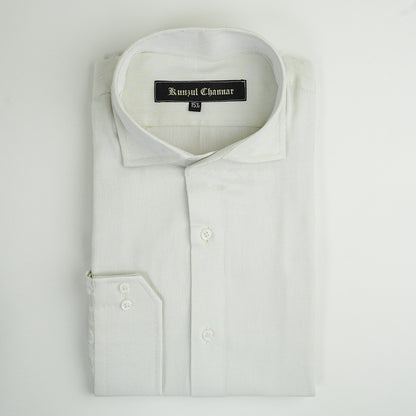 ASH WHITE JACQUARD SHIRT