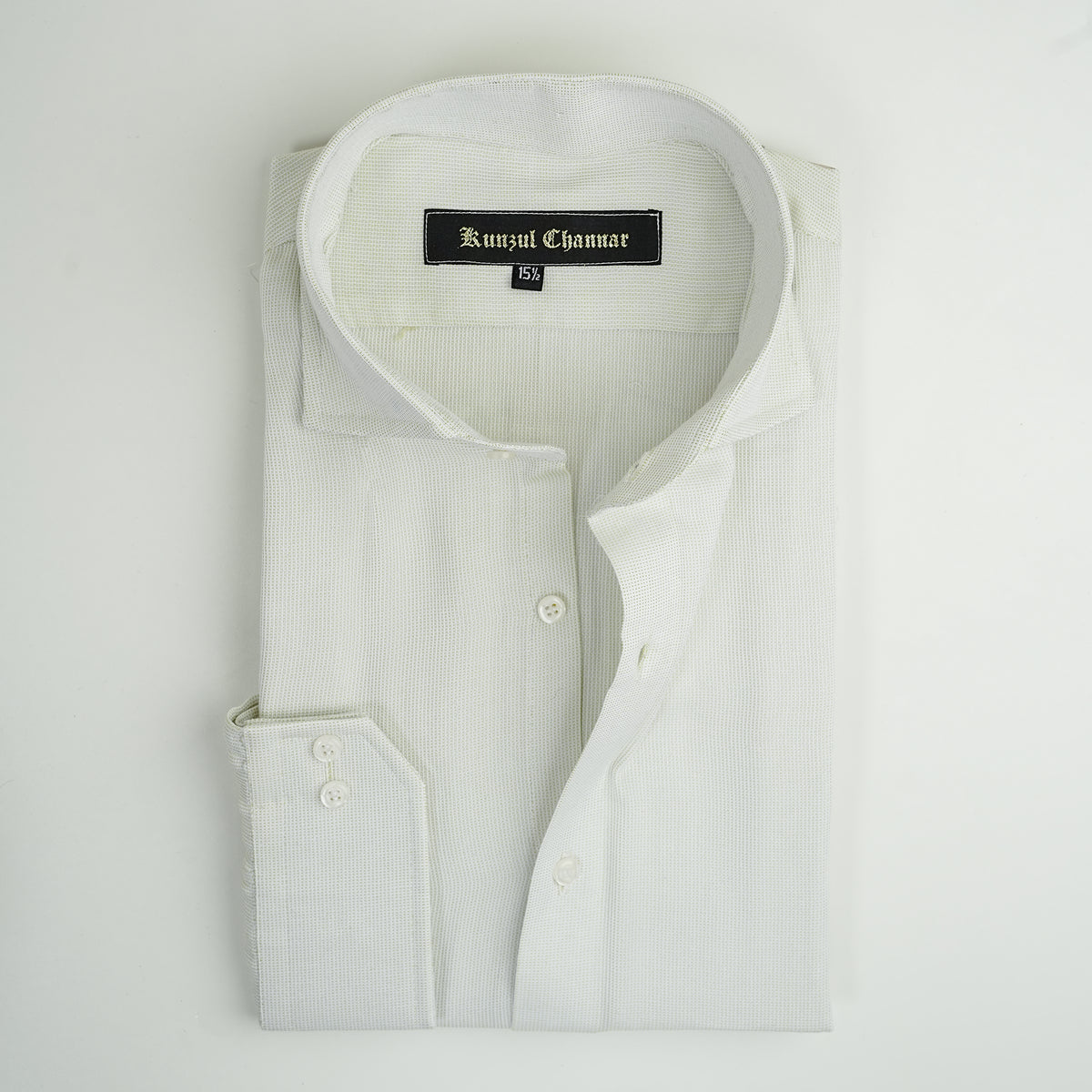 ASH WHITE JACQUARD SHIRT