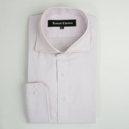 PINK COTTON FORMAL SHIRT