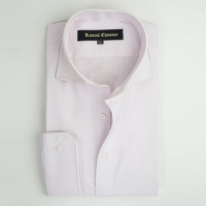 PINK COTTON FORMAL SHIRT