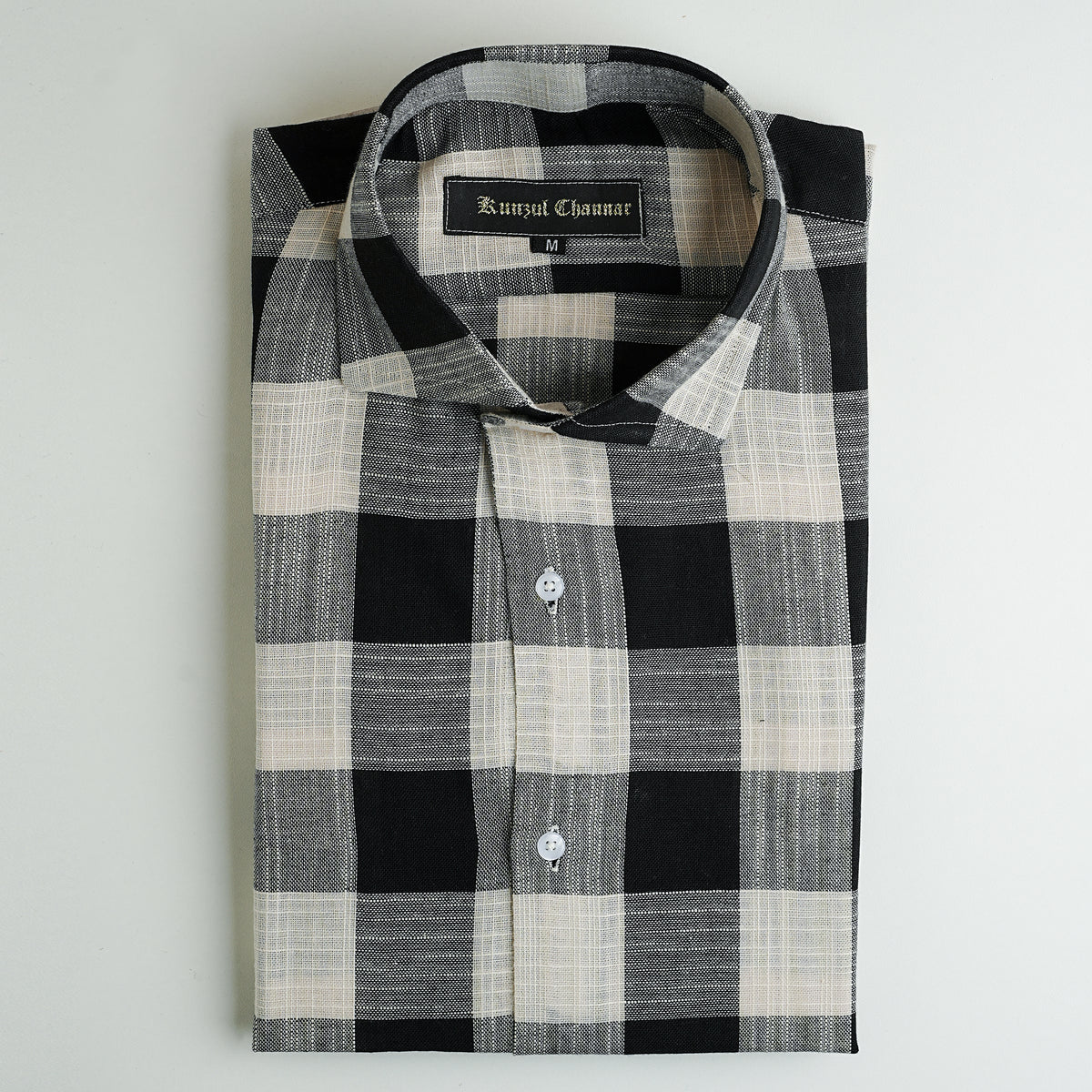 CHECKERED LINEN SHIRT