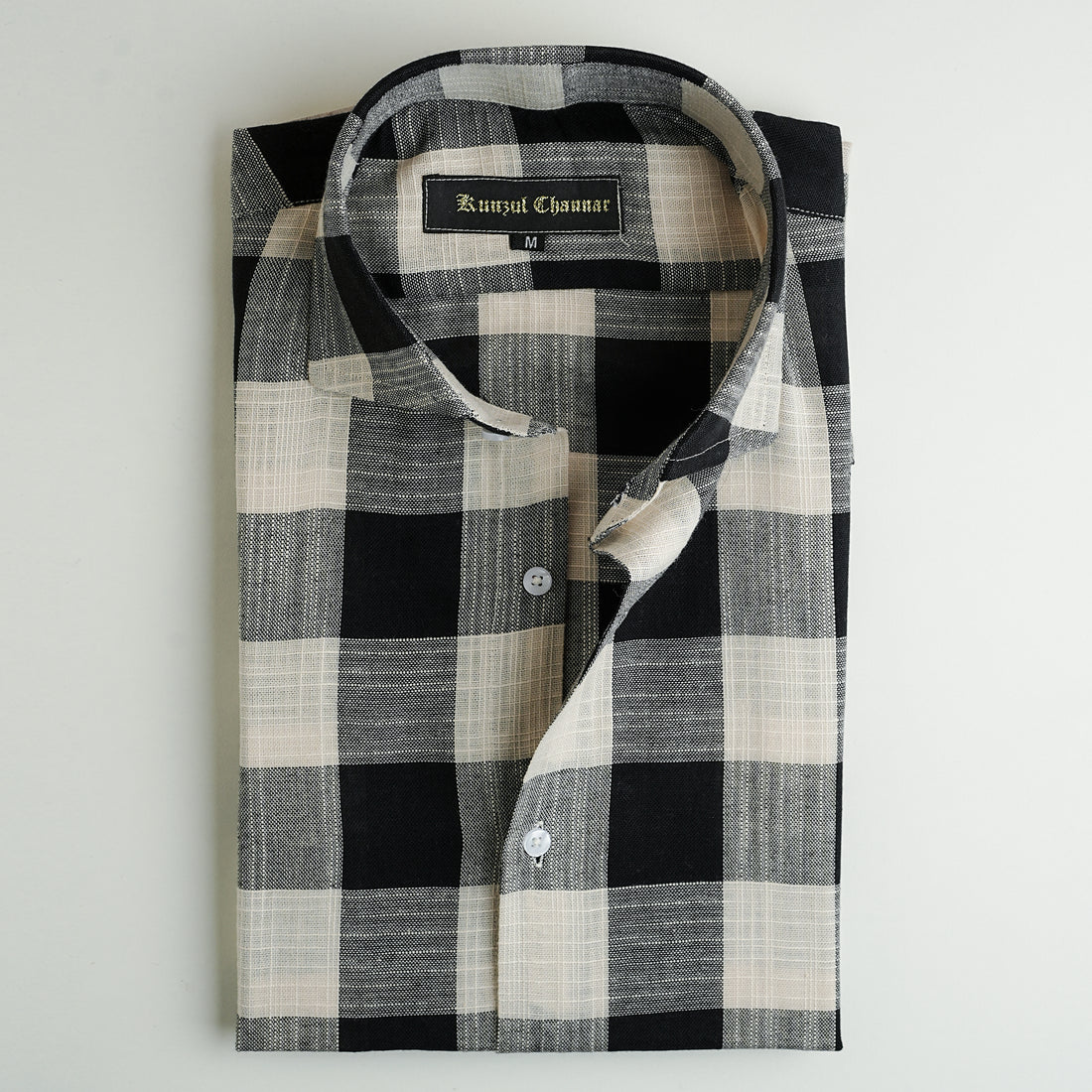 CHECKERED LINEN SHIRT